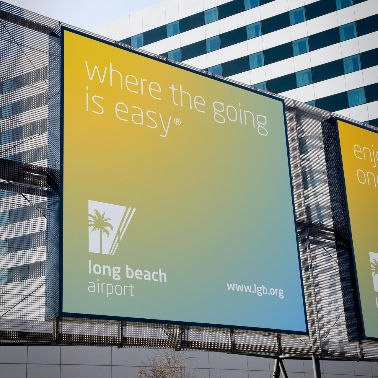 Long Beach Airport advertisement